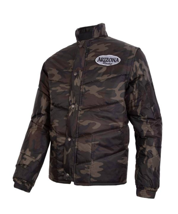JAQUETA ARIZONA RACING CAMUFLADA VERDE MASCULINA